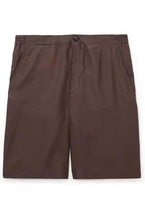 Loro Piana Straight-Leg Linen Shorts - Men - - XXL