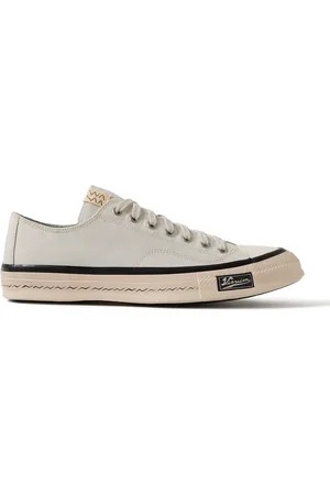 VISVIM Skagway Lo Leather-Trimmed Canvas Sneakers - Men - - US 8