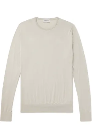 JOHN SMEDLEY Hatfield Slim-Fit Sea Island Cotton Sweater - Men - - M