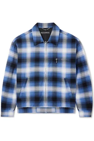 Wacko Maria Checked Oxford Shirt Jacket - Men - - S