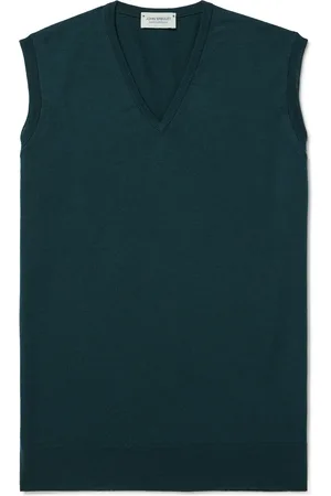 JOHN SMEDLEY Hadfield Slim-Fit Merino Wool Sweater Vest - Men - - XL