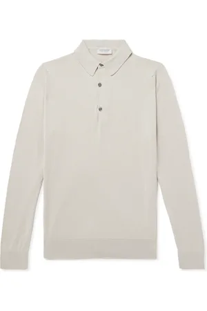 JOHN SMEDLEY Bradwell Slim-Fit Sea Island Cotton Polo Shirt - Men - - S