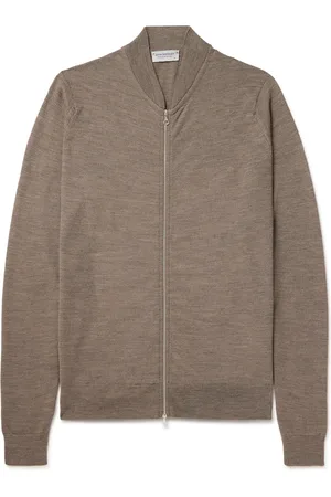 JOHN SMEDLEY 16.Singular Merino Wool Zip-Up Cardigan - Men - - S