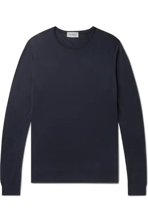 JOHN SMEDLEY Hatfield Slim-Fit Sea Island Cotton Sweater - Men - - S