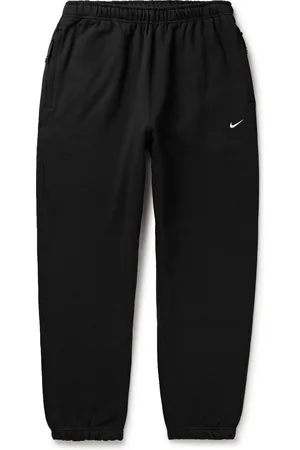 Nike Solo Swoosh Straight-Leg Logo-Embroidered Cotton-Blend Jersey Sweatpants - Men - - XL