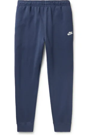 Nike Sportswear Club Slim-Fit Logo-Embroidered Cotton-Blend Jersey Sweatpants - Men - - XS