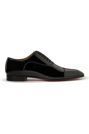 Christian Louboutin Greggo Patent-Leather Oxford Shoes - Men - - EU 40