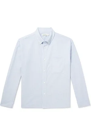 Frame Button-Down Collar Striped Cotton Shirt - Men - - XL
