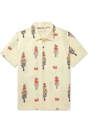 Kardo Chintan Floral-Print Cotton Shirt - Men - - S