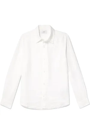Mr P. Garment-Dyed Linen Shirt - Men - - XXL