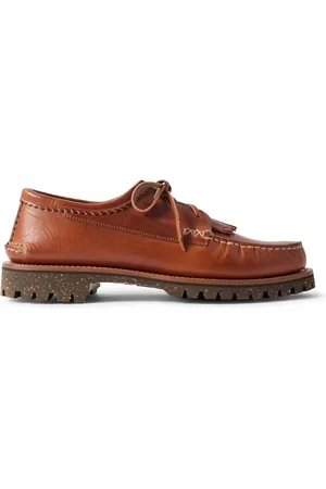 YUKETEN Kiltie Fringed Leather Brogues - Men - - US 12