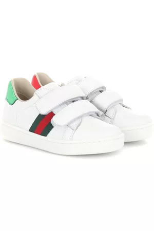 Gucci Web leather sneakers