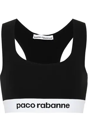 Paco rabanne Logo sports bra