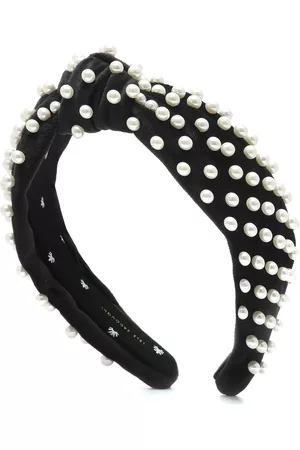 Lele Sadoughi Embellished velvet headband