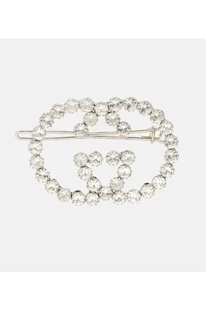 Gucci GG embellished hair clip