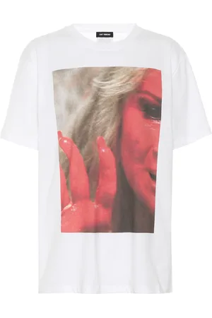 RAF SIMONS Graphic cotton T-shirt