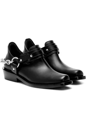 Paco rabanne Moto leather ankle boots