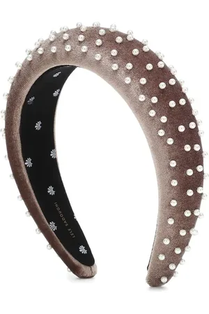 Lele Sadoughi Embellished velvet headband