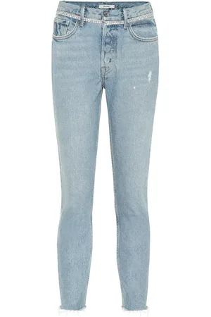 GRLFRND Karolina embellished skinny jeans