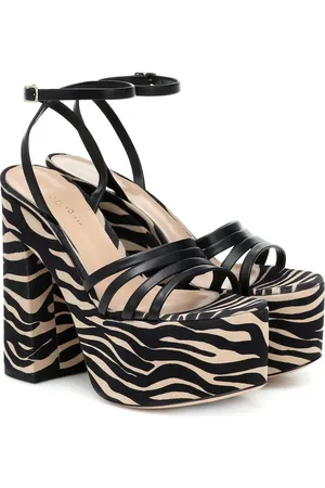 Gianvito Rossi Ursula 150 leather platform sandals