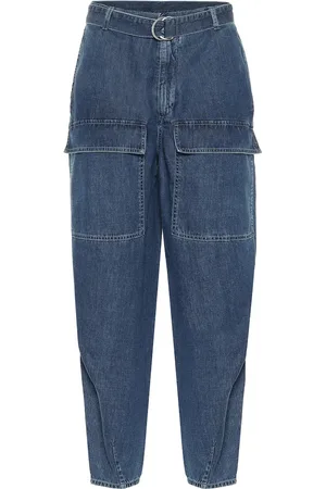 Stella McCartney High-rise tapered jeans