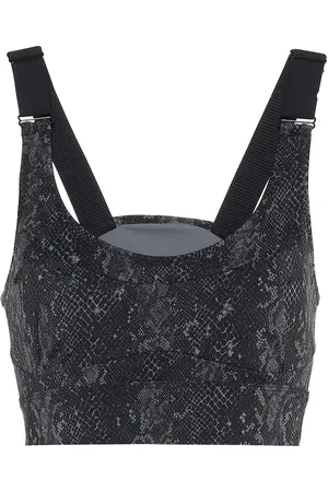 Varley Edris snake-print sports bra