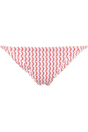 ASCENO Biarritz wave-print bikini bottoms