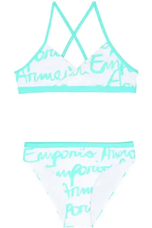 Emporio Armani Logo print bikini