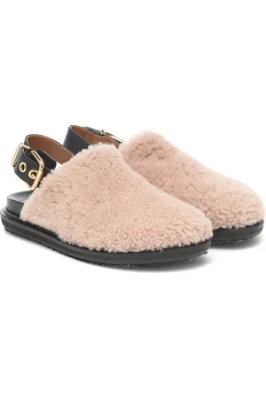 Marni Fussbett shearling slippers