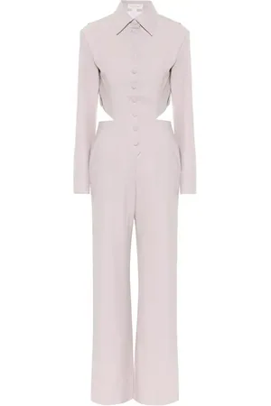Matériel Tbilisi MatÃ©riel Tbilisi Cutout wool-blend jumpsuit
