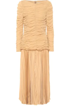 Khaite Nanna silk-georgette midi dress