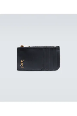 TINY CASSANDRE Zipped Fragments credit card case in grained