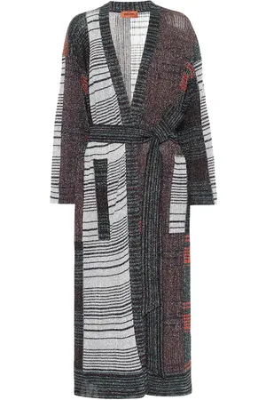 Missoni LamÃ© intarsia longline cardigan