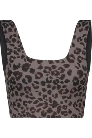 Varley Delta cheetah-print sports bra