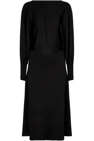 Victoria Beckham Open-back stretch-knit midi dress