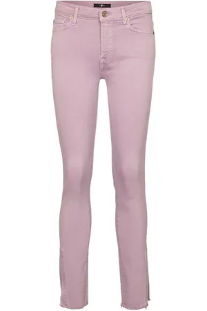 7 for all Mankind High-rise cropped skinny jeans