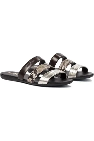 Hogan Valencia leather sandals