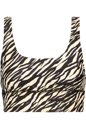 The Upside Nadiya zebra-print sports bra