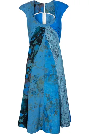 Marine Serre Printed regenerated cotton minidress
