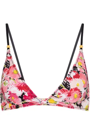 Stella McCartney Floral triangle bikini top
