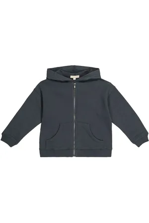 Caramel Driftfish cotton zip-up hoodie