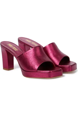 PARIS TEXAS Milena leather platform sandals