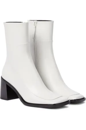 The Row Patch leather ankle boots