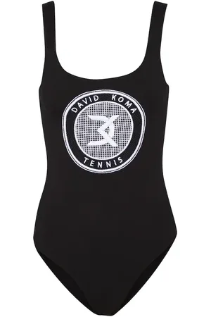 DAVID KOMA Logo cotton bodysuit