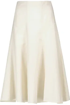 Joseph Sanne cotton and hemp midi skirt