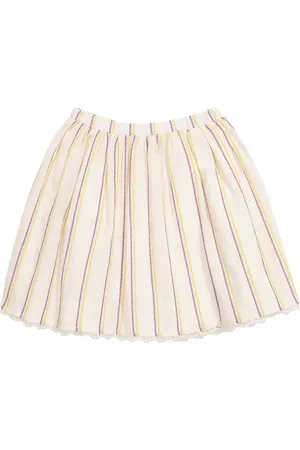 PAADE Noel striped cotton skirt