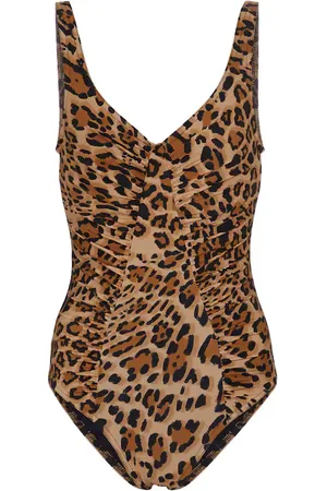 Karla Colletto Bree leopard-print swimsuit