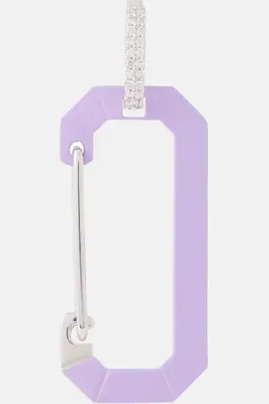 Eera EÃ©ra Chiara Big 18kt gold single earring with diamonds