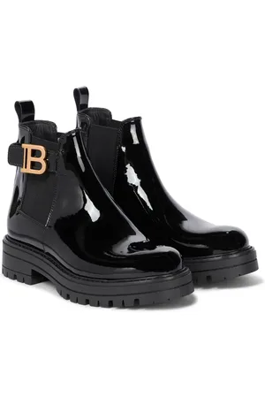 Balmain Patent leather Chelsea boots