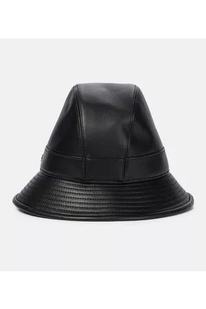 Loro Piana Women Hats - Leather bucket hat